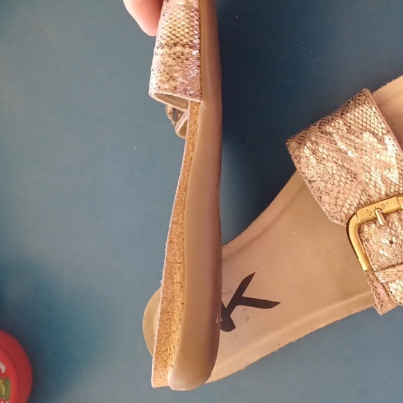 Anne Klein Sport Slides, snake print, sz 8M - Picture 3 of 5